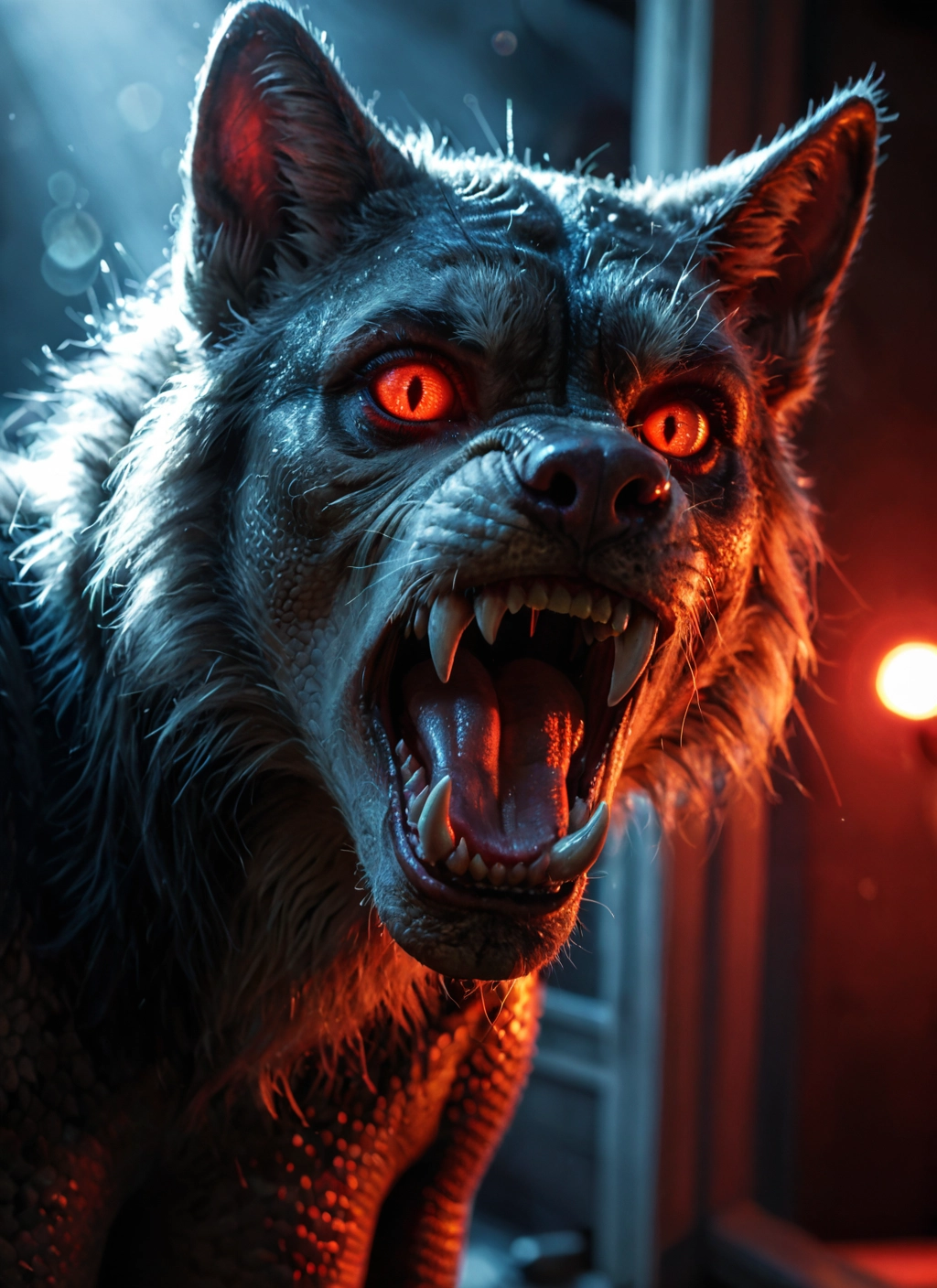 no humans, open mouth, teeth, fangs, tongue, animal · Yamete.gg