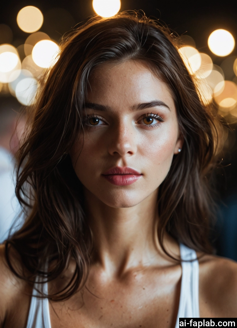 1girl, solo, brown eyes, brown hair, jewelry, earrings · Yamete.gg
