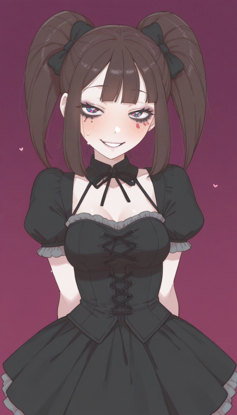 1girl, solo, smile, dress, breasts, looking at viewer · Yamete.gg