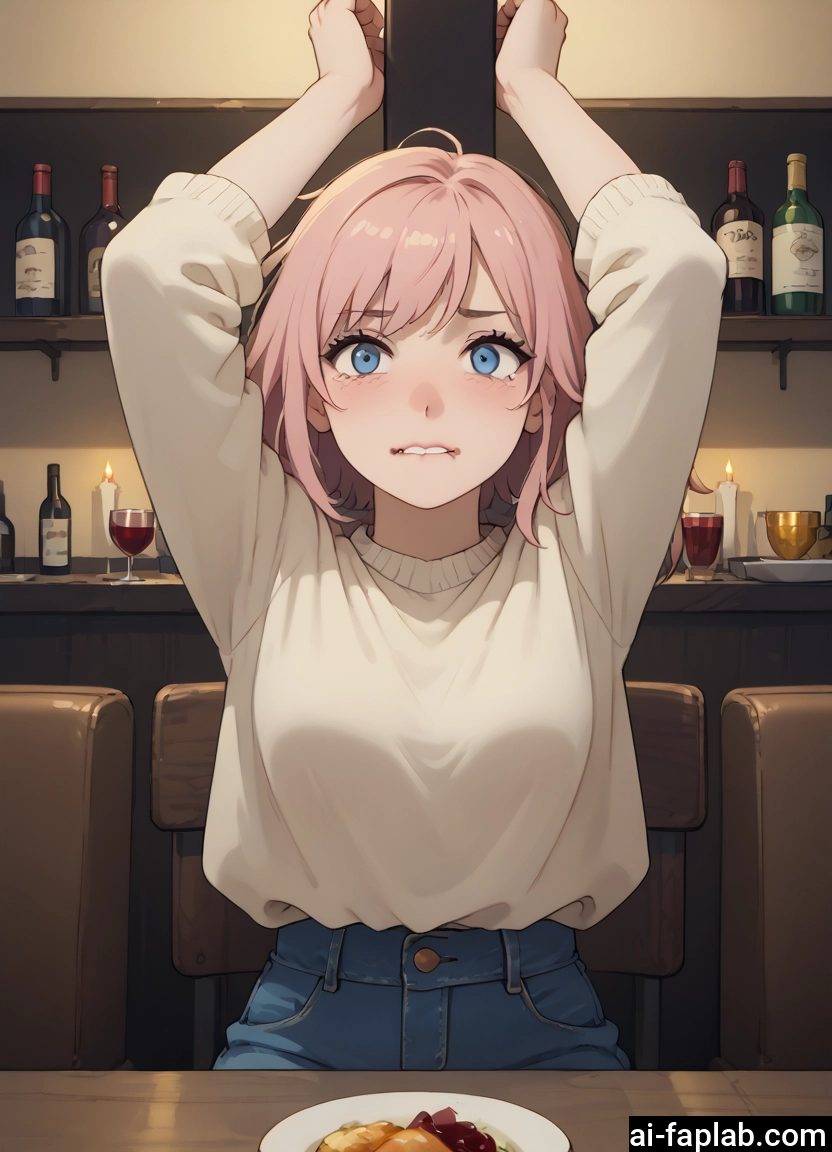 1girl, blue eyes, solo, food, drinking glass, cup · Yamete.gg