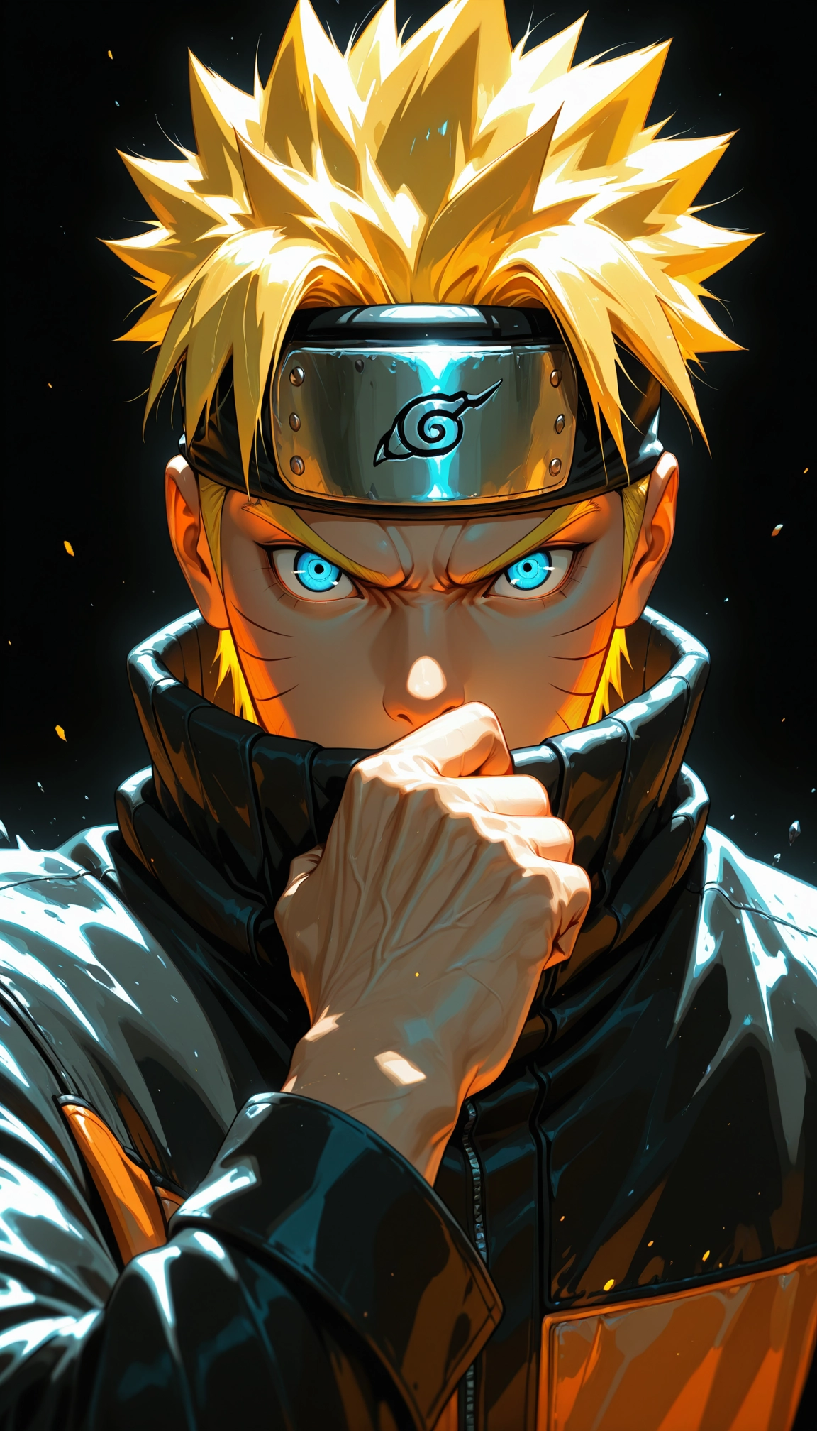 uzumaki naruto, blonde hair, 1boy, male focus, blue eyes, forehead protector · Yamete.gg