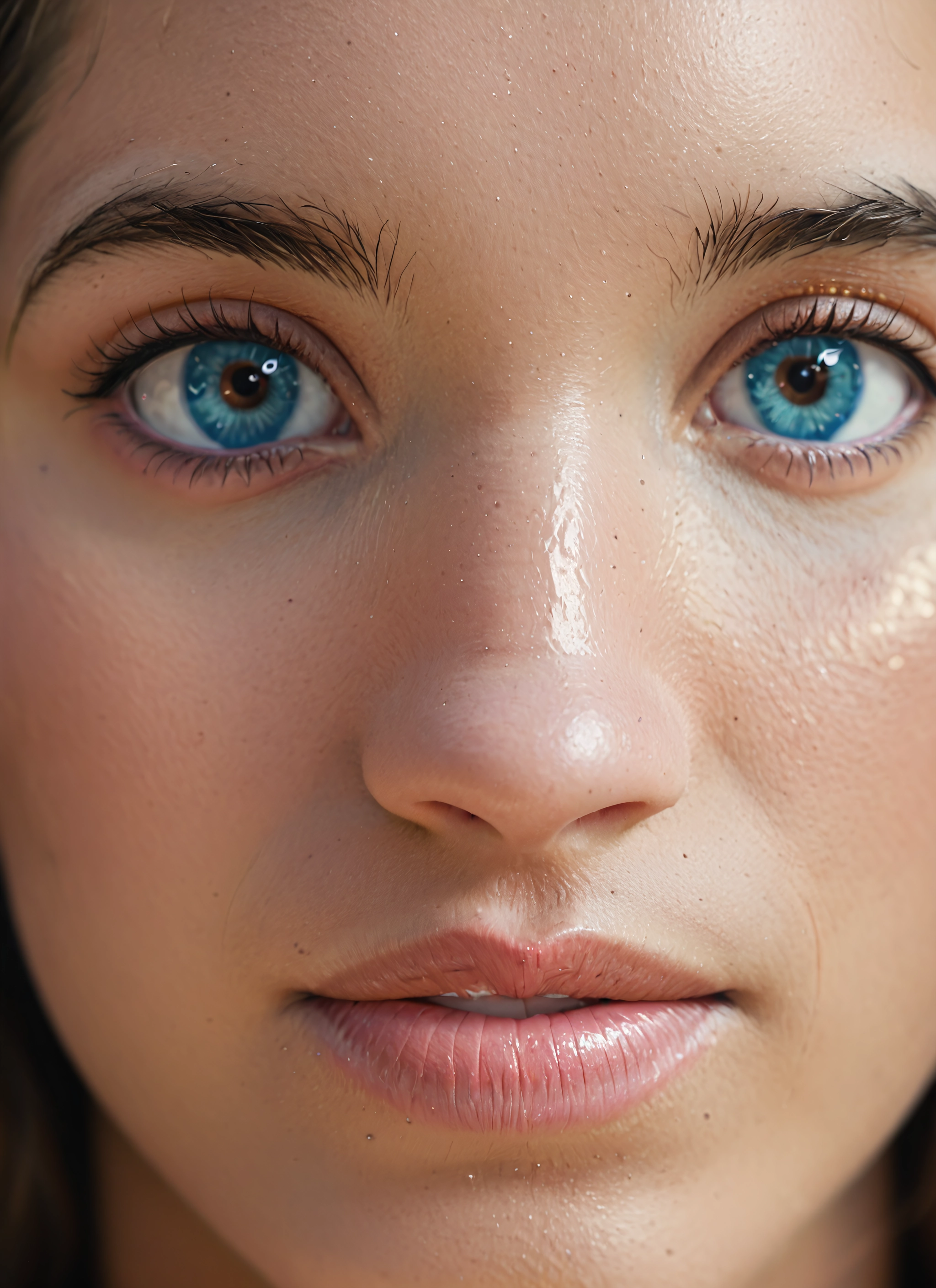 1girl, solo, eye focus, close-up, lips, realistic · Yamete.gg