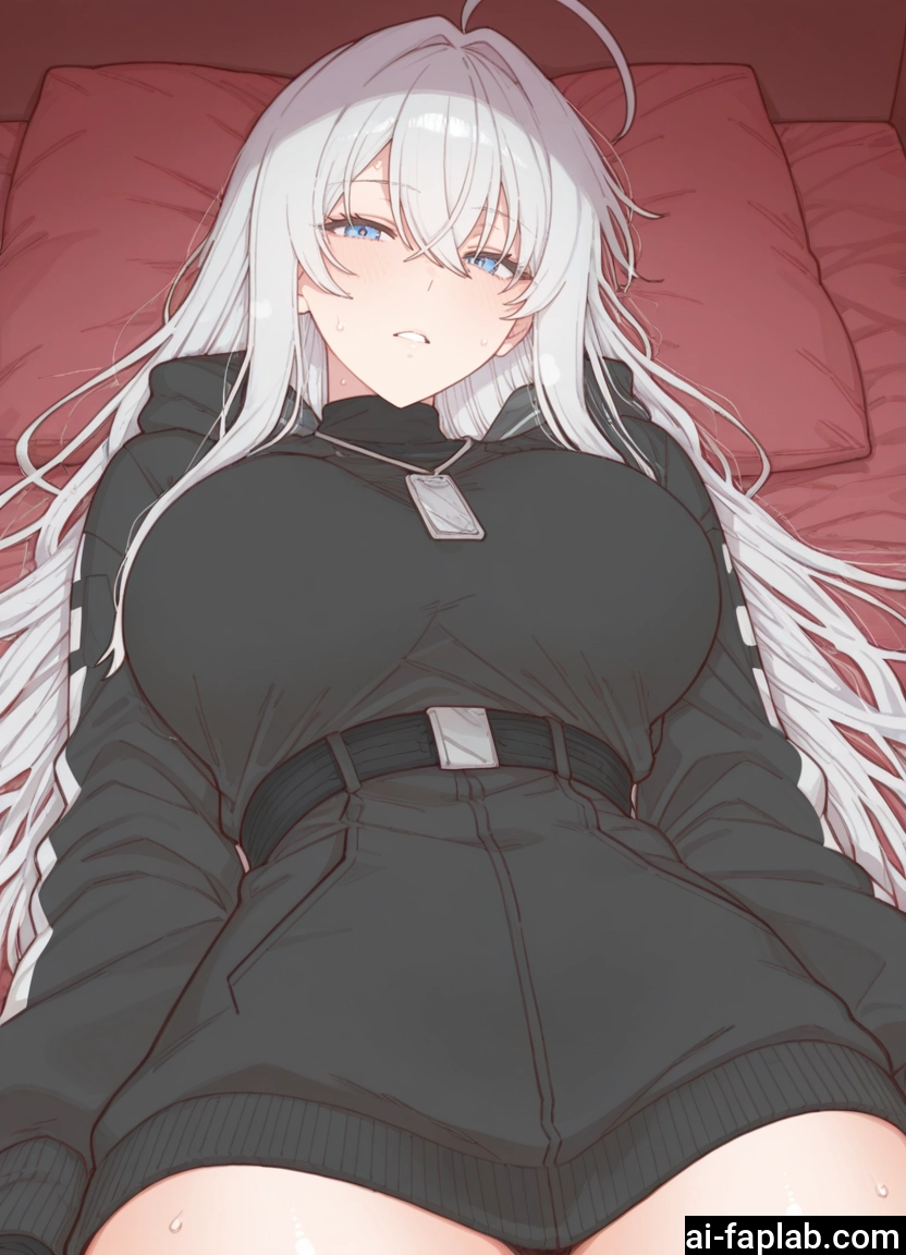 1girl, breasts, blue eyes, long hair, large breasts, lying · Yamete.gg