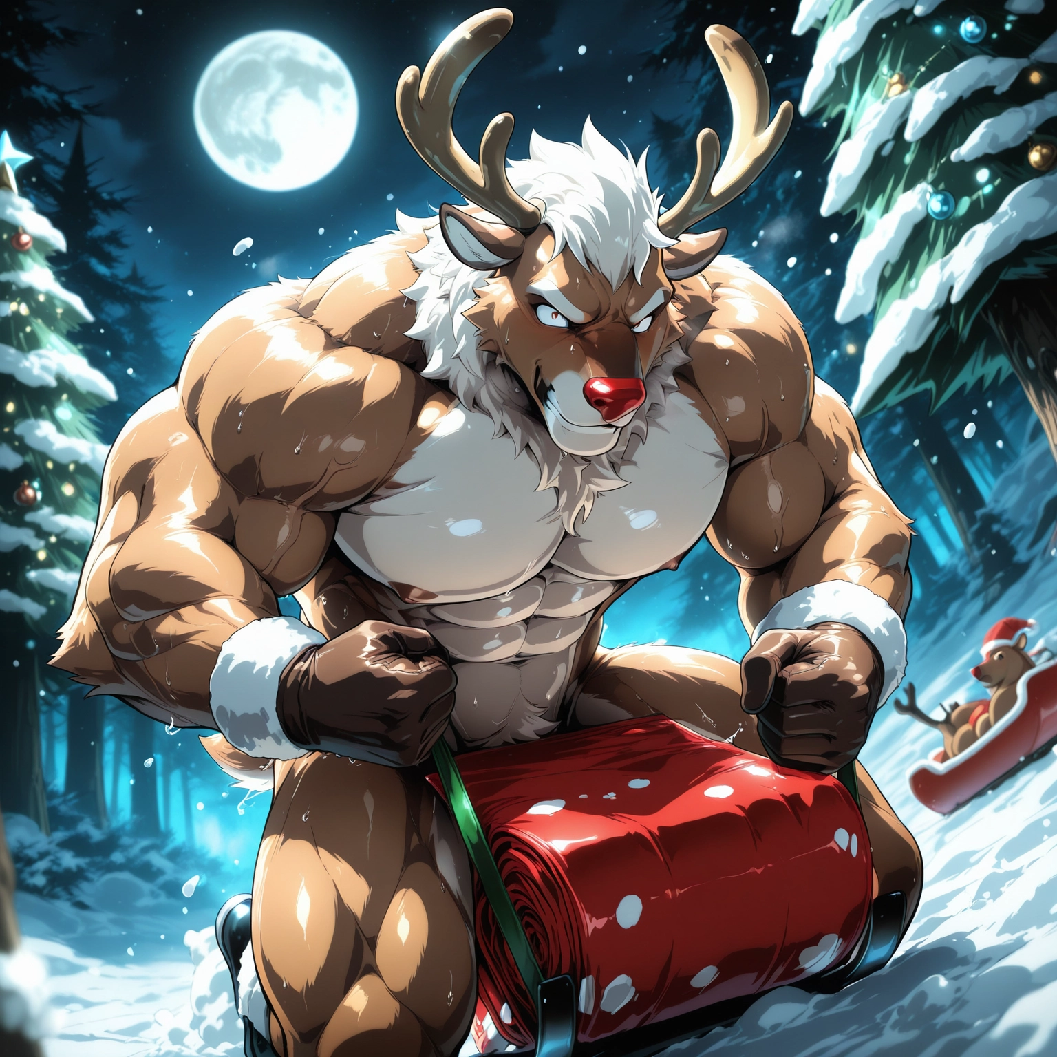 yaoi, bara, furry, muscular, muscular male, pectorals