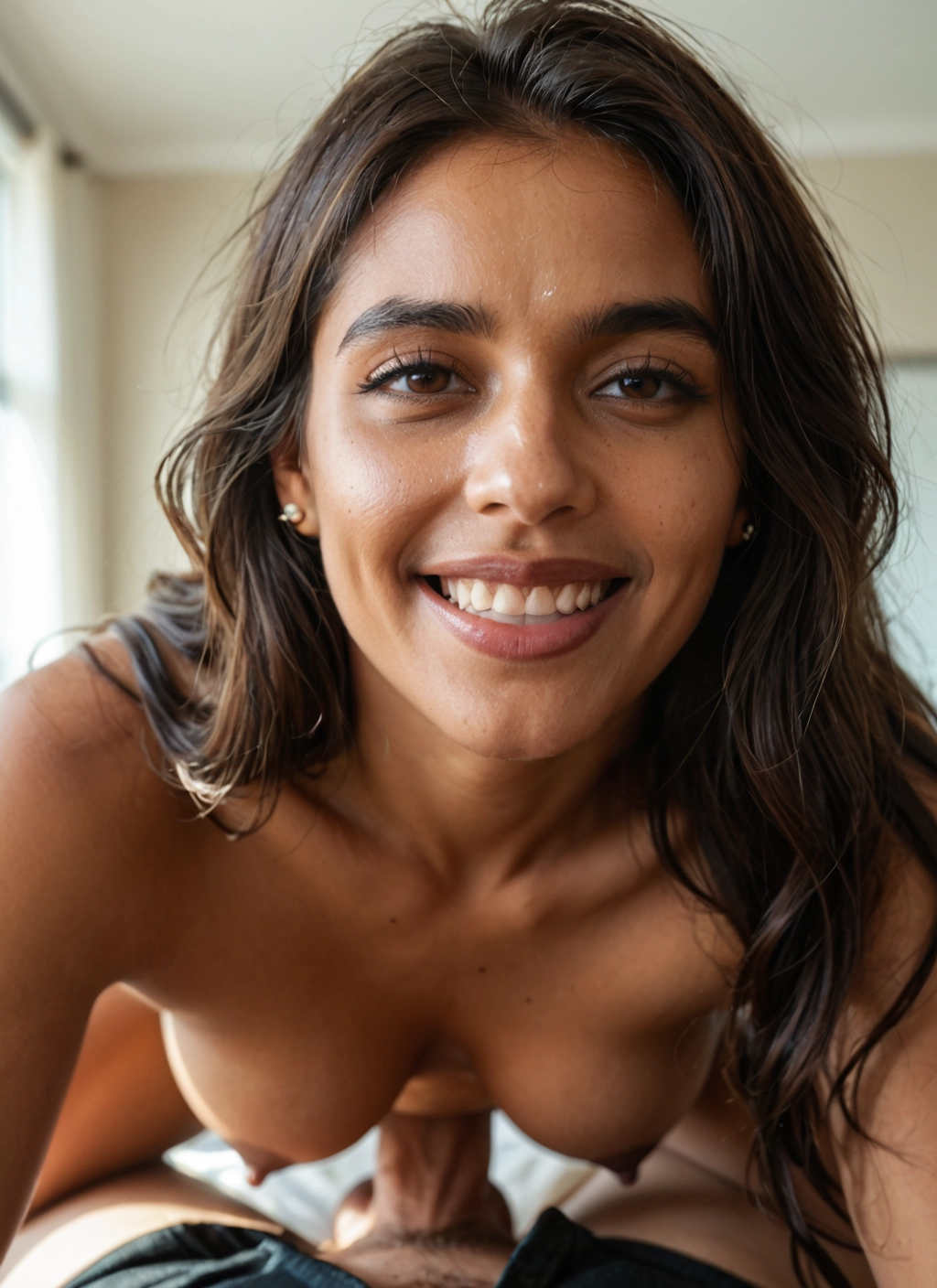 1girl, nipples, penis, breasts, hetero, solo focus · Yamete.gg
