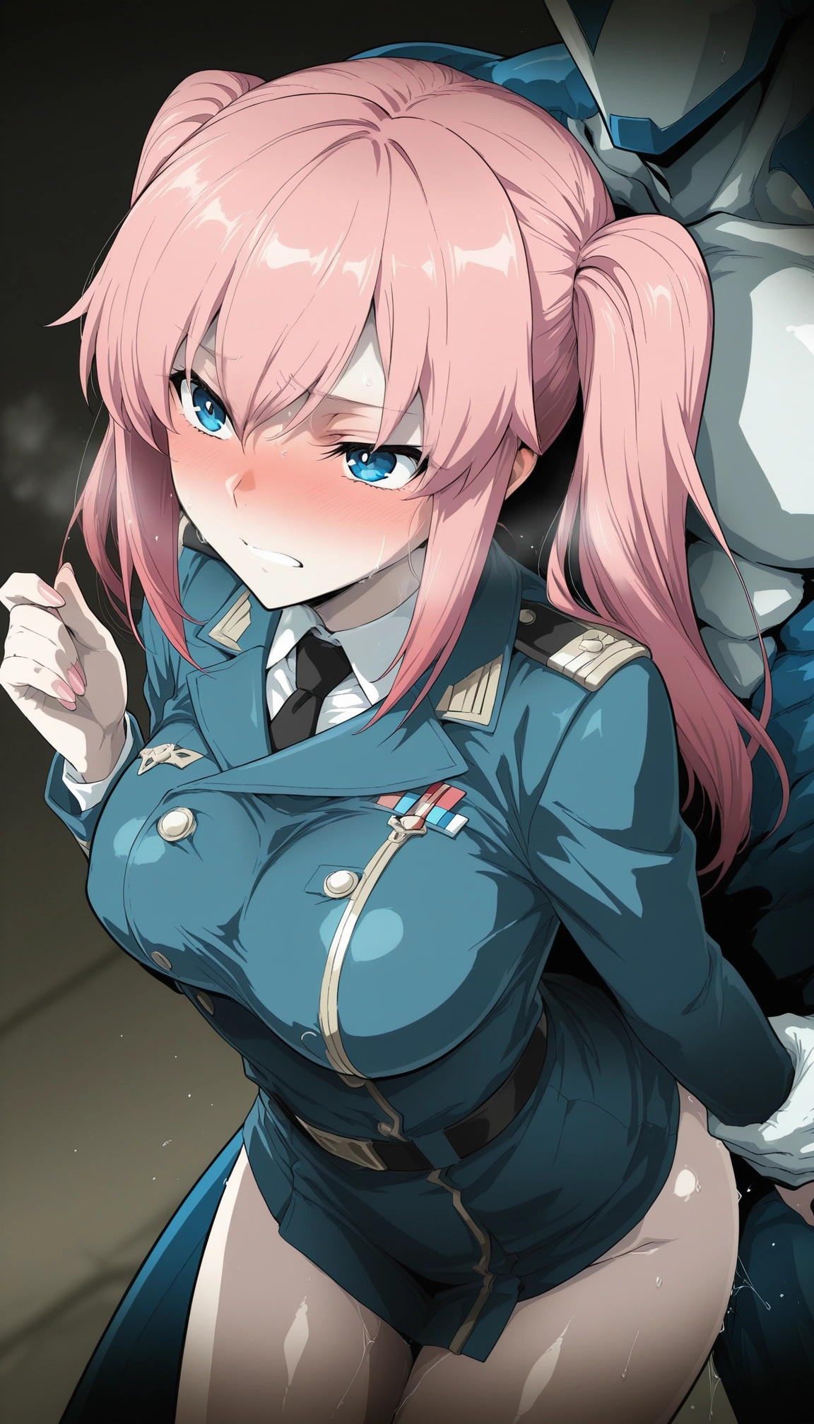 1girl, 1boy, twintails, hetero, sex, blush · Yamete.gg