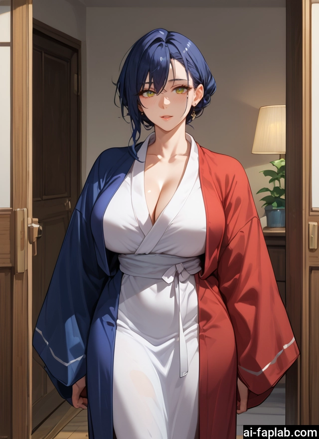 breasts, 1girl, cleavage, large breasts, jewelry, earrings · Yamete.gg
