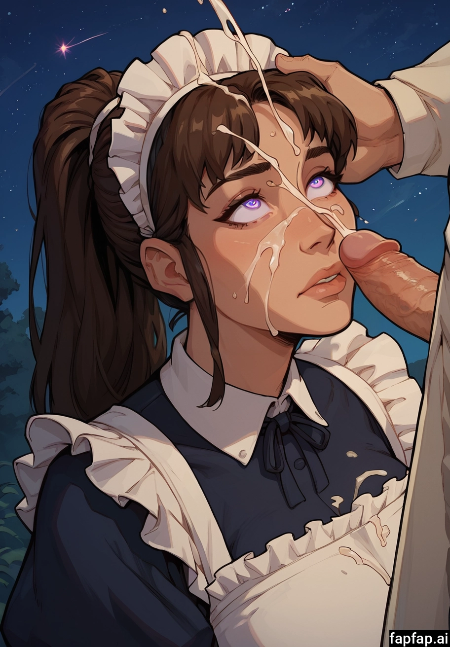 1girl, maid, maid headdress, penis, hetero, cum · Yamete.gg