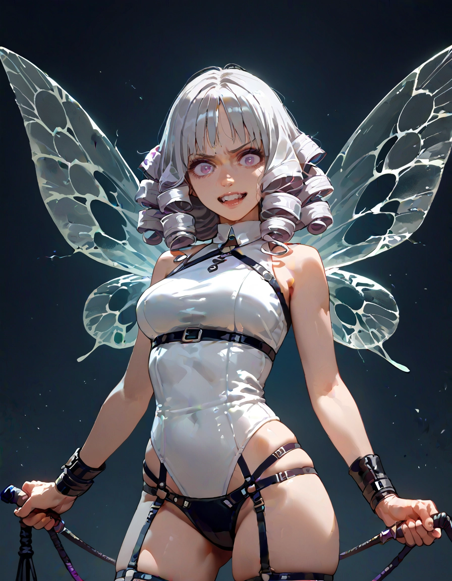 1girl, solo, wings, breasts, looking at viewer, open mouth · Yamete.gg