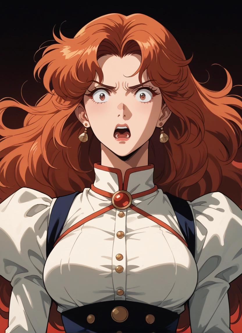 1girl, solo, jewelry, earrings, long hair, open mouth · Yamete.gg