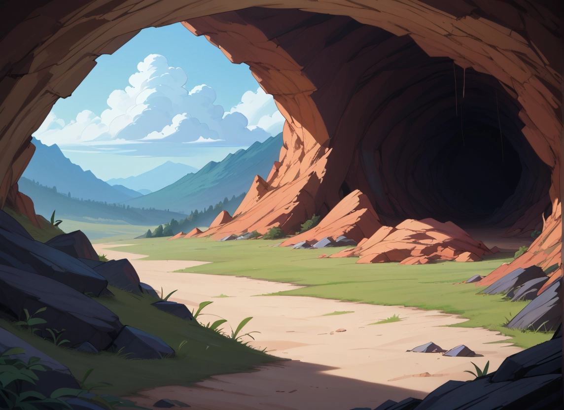 no humans, outdoors, scenery, sky, cloud, grass · Yamete.gg