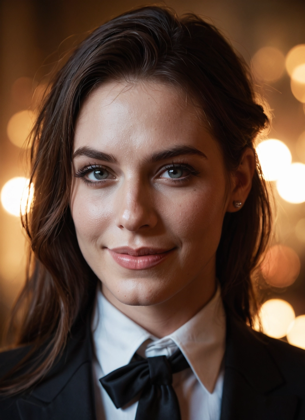 1girl, solo, long hair, jewelry, realistic, earrings · Yamete.gg