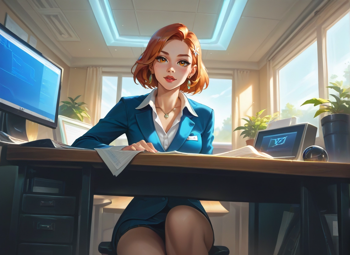 1girl, jewelry, earrings, solo, pantyhose, sitting · Yamete.gg