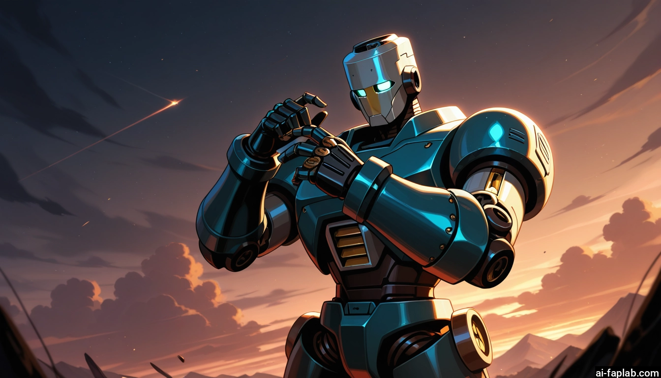 mecha, solo, cloud, sky, science fiction, robot