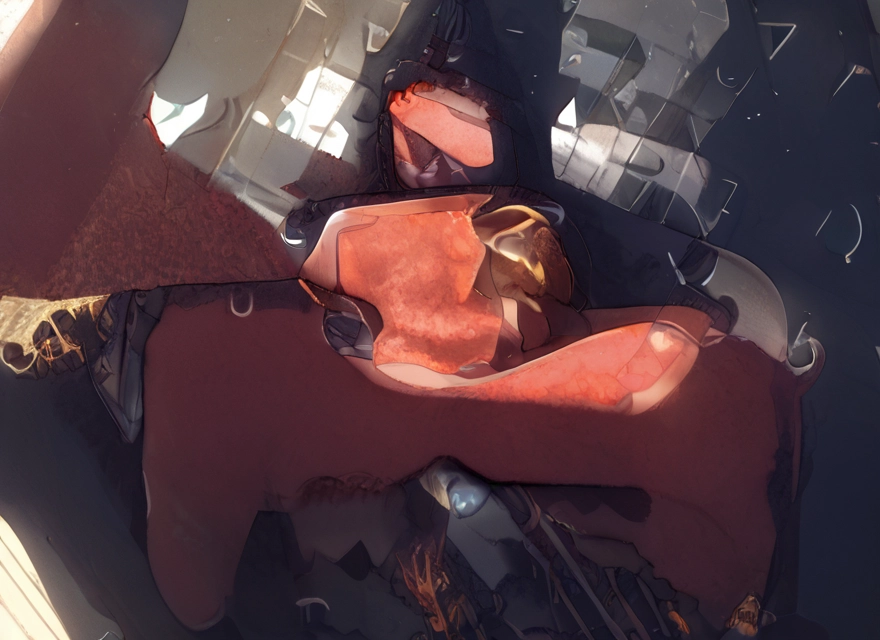1girl, solo, breasts, penis, from below, pussy · Yamete.gg