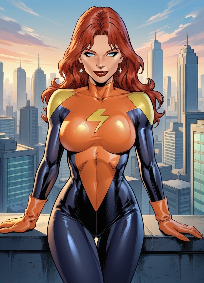 1girl, bodysuit, jewelry, solo, earrings, blue eyes · Yamete.gg