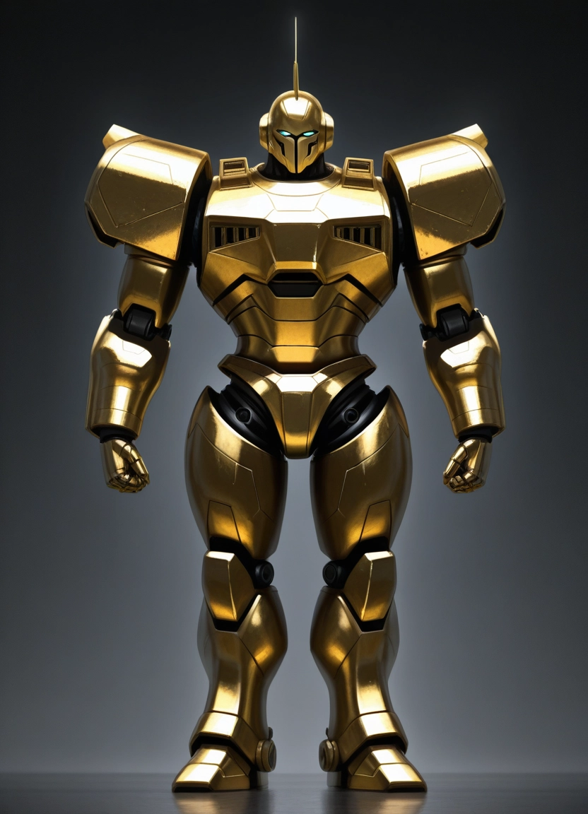 robot, mecha, no humans, solo, standing, science fiction