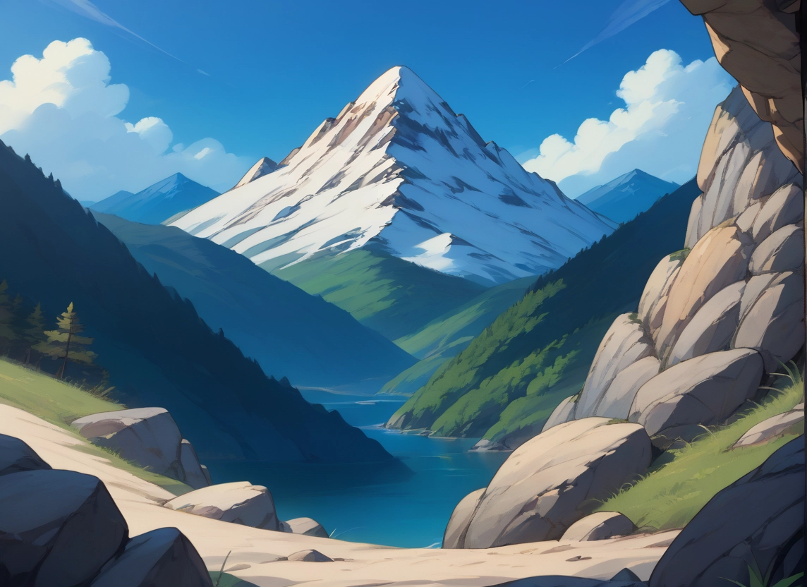 no humans, scenery, cloud, sky, day, mountain