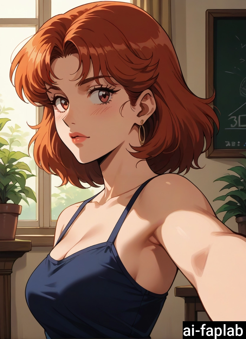 1girl, breasts, jewelry, earrings, solo, cleavage · Yamete.gg