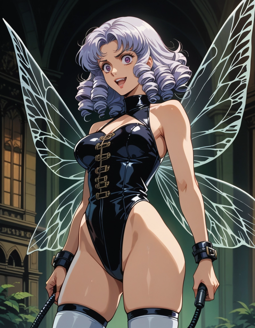 1girl, solo, breasts, thighhighs, highleg, wings · Yamete.gg
