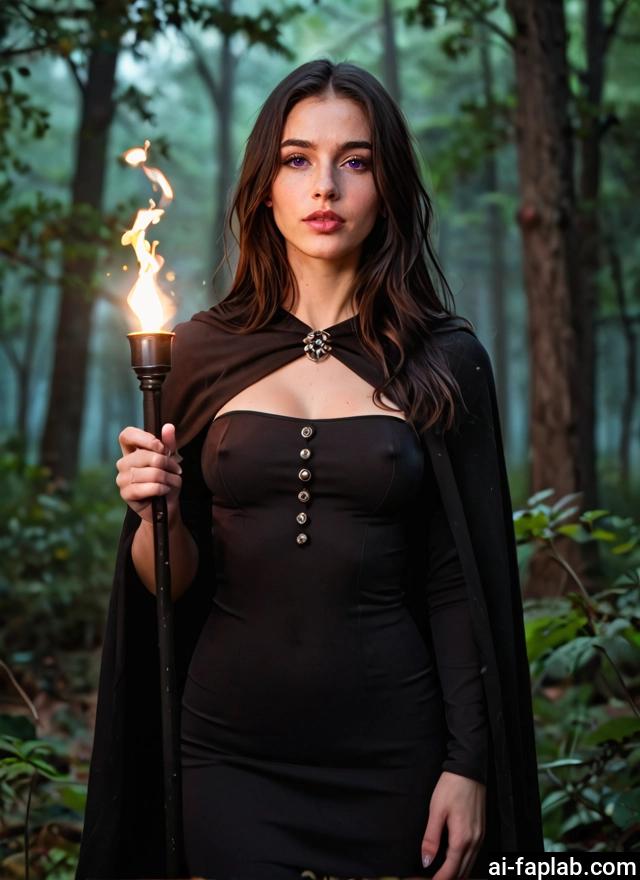1girl, solo, breasts, covered nipples, nature, long hair · Yamete.gg