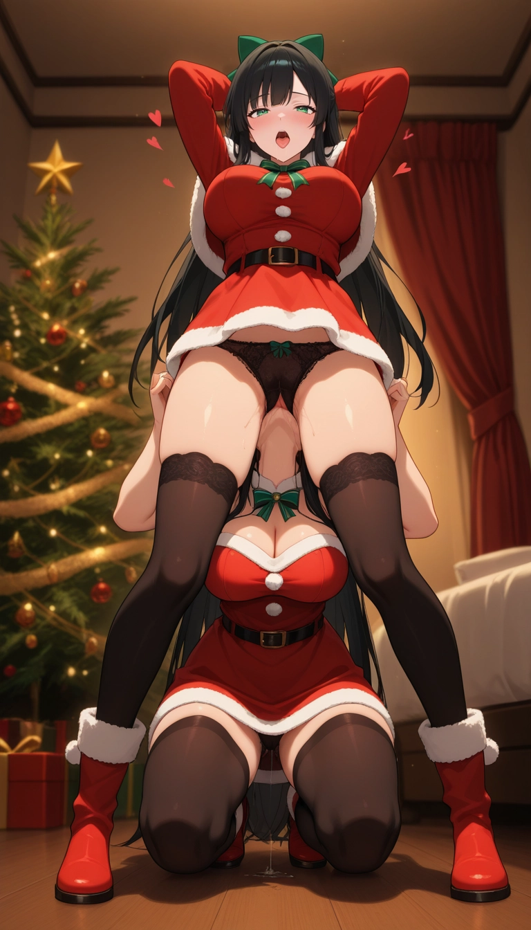 panties, multiple girls, underwear, 2girls, red footwear, thighhighs · Yamete.gg