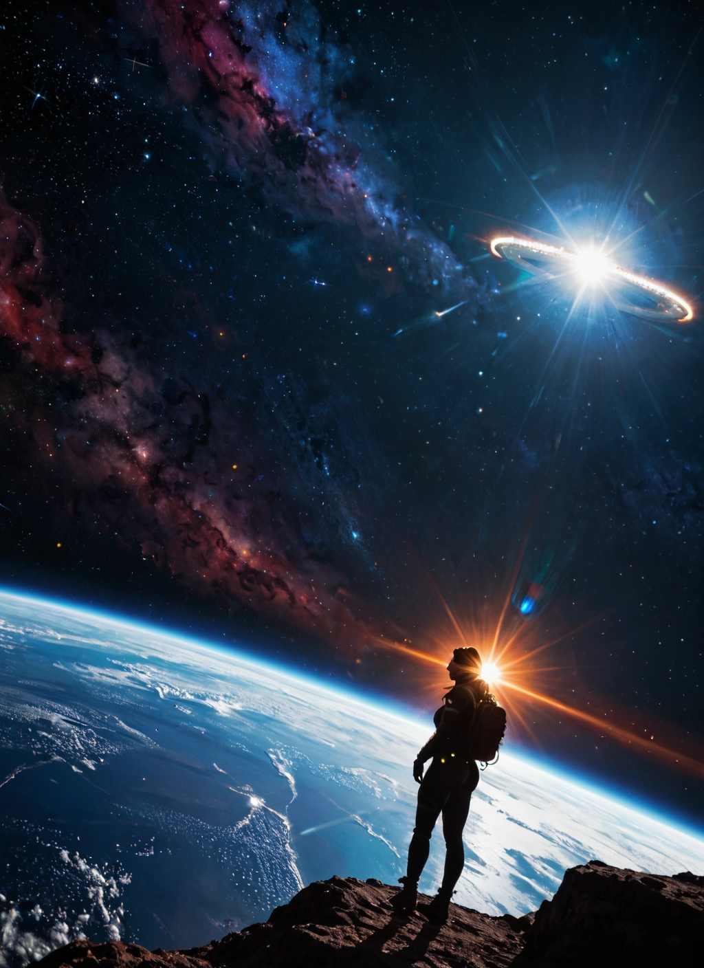planet, space, star (sky), solo, sky, scenery