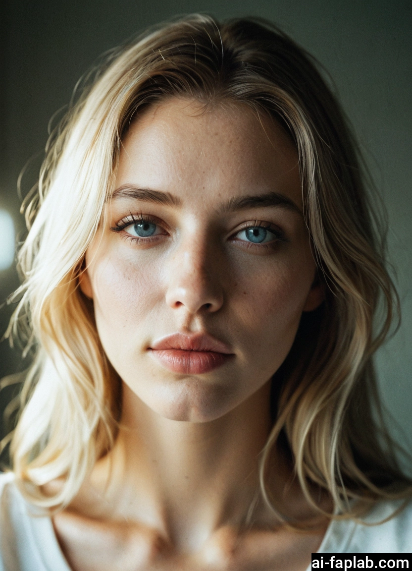 1girl, solo, blonde hair, blue eyes, looking at viewer, realistic · Yamete.gg