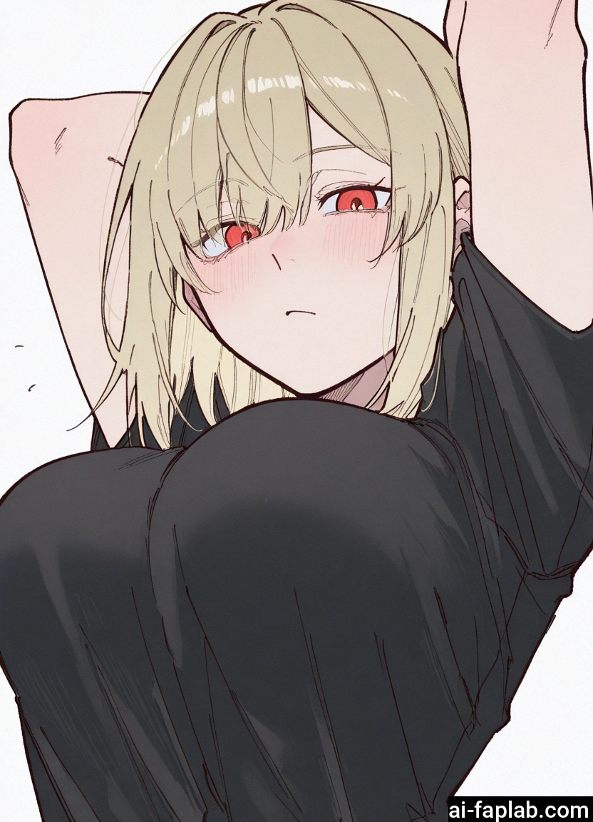 1girl, breasts, red eyes, solo, shirt, large breasts