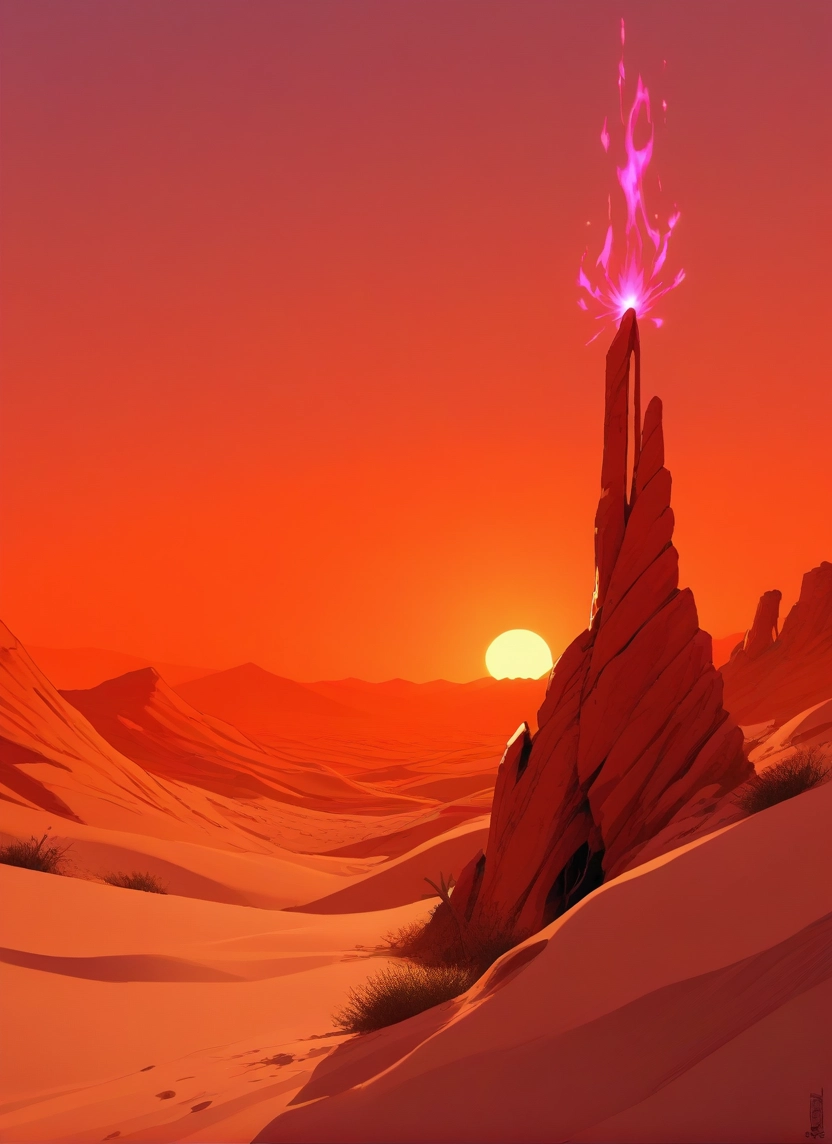 no humans, scenery, outdoors, sun, sky, sunset · Yamete.gg