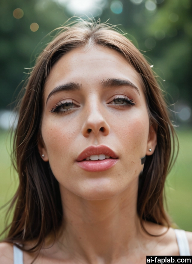 1girl, solo, tongue, tongue out, gag, open mouth
