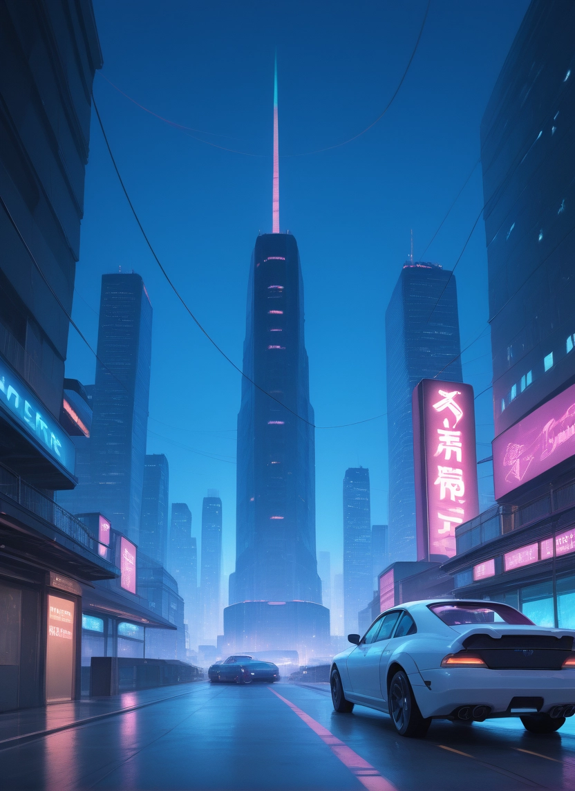 car, motor vehicle, ground vehicle, no humans, city, outdoors · Yamete.gg