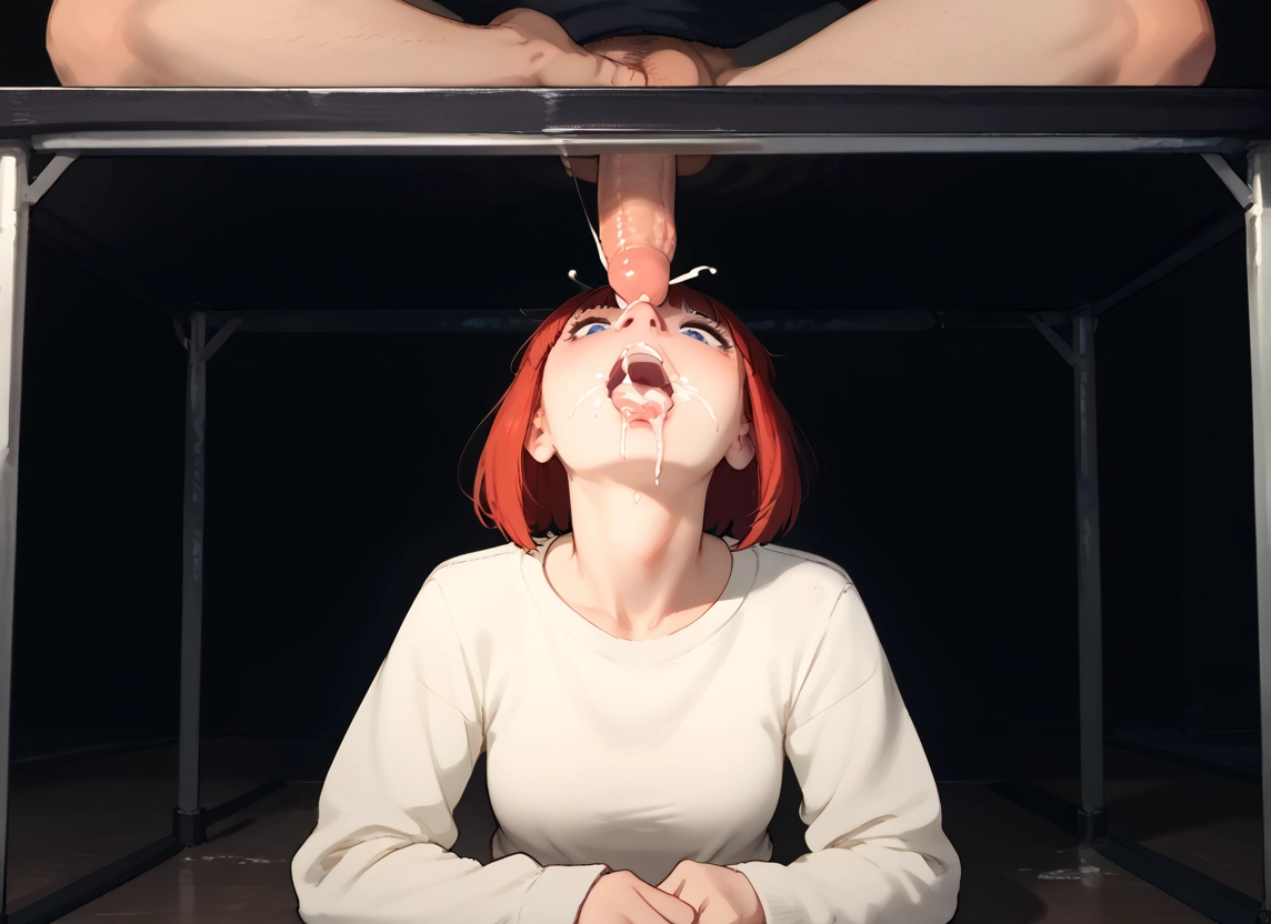 penis, 1girl, cum, 1boy, hetero, cum in mouth · Yamete.gg