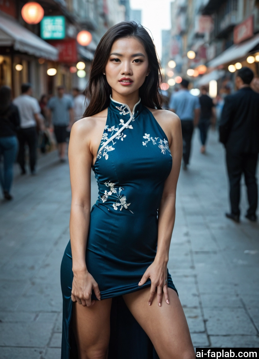 1girl, dress, chinese clothes, china dress, solo focus, breasts