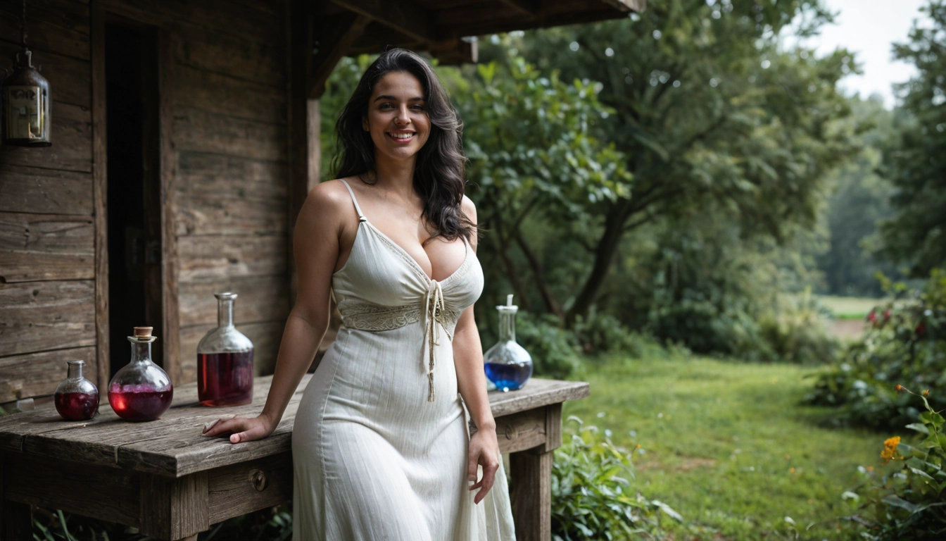 1girl, breasts, dress, solo, cleavage, large breasts · Yamete.gg