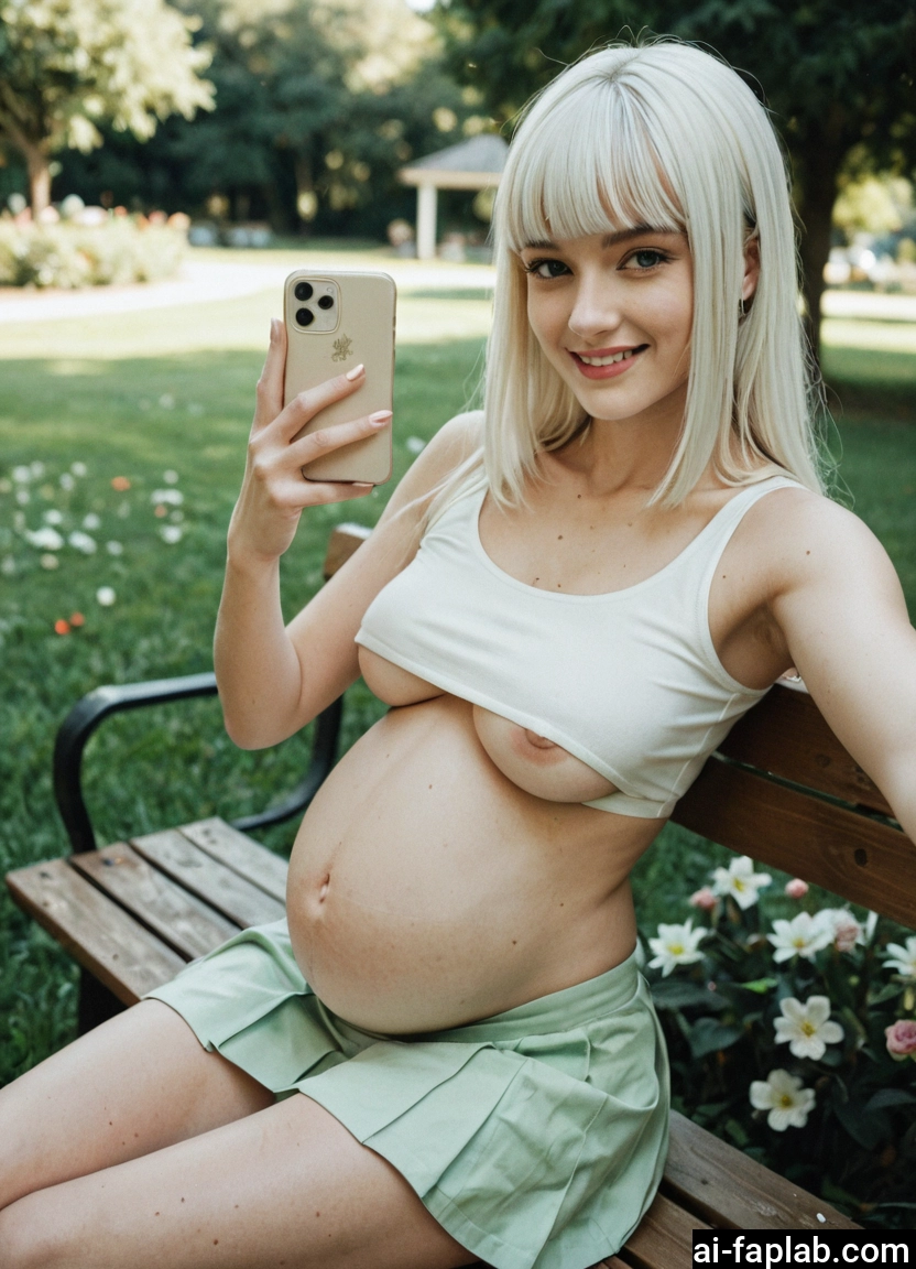 1girl, breasts, phone, pregnant, nipples, solo