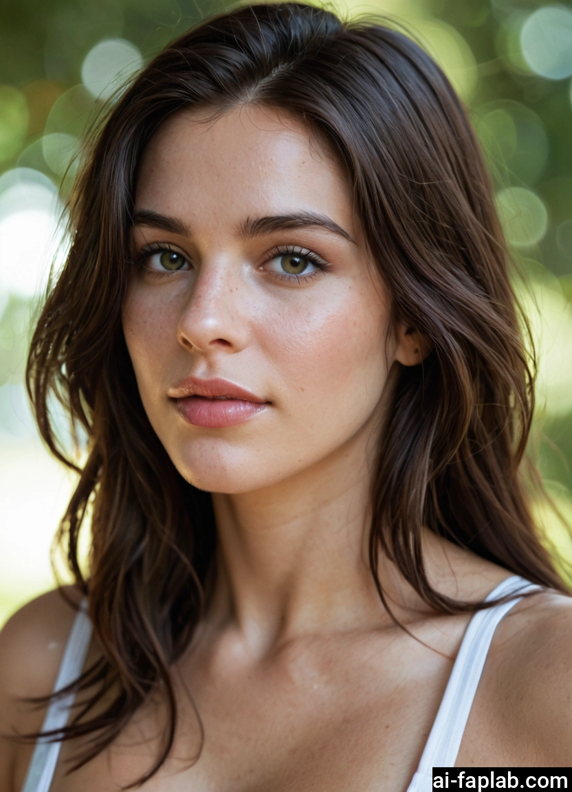 1girl, solo, brown hair, brown eyes, realistic, looking at viewer · Yamete.gg