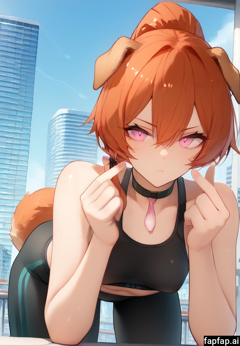1girl, solo, tail, animal ears, dog ears, looking at viewer · Yamete.gg