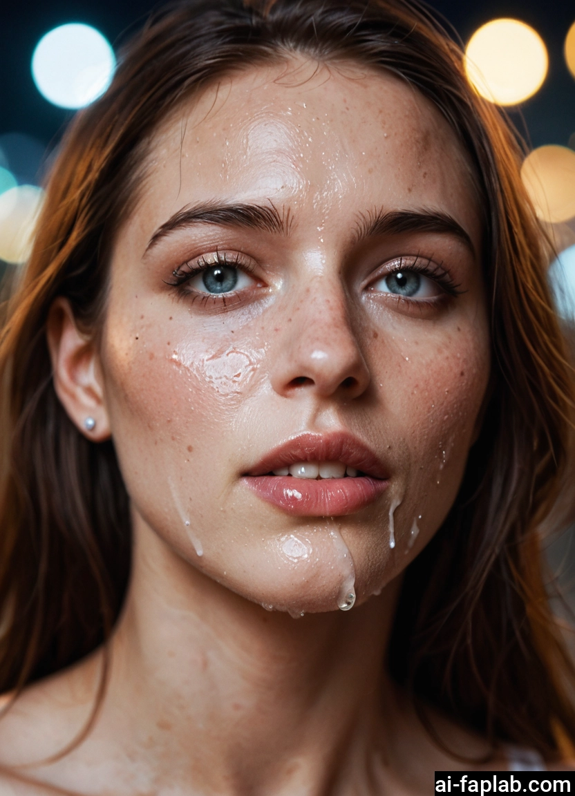 1girl, solo, realistic, brown hair, freckles, looking at viewer