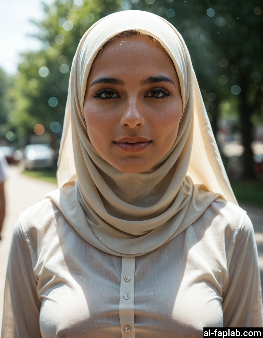 1girl, hijab, looking at viewer, brown eyes, solo, nun
