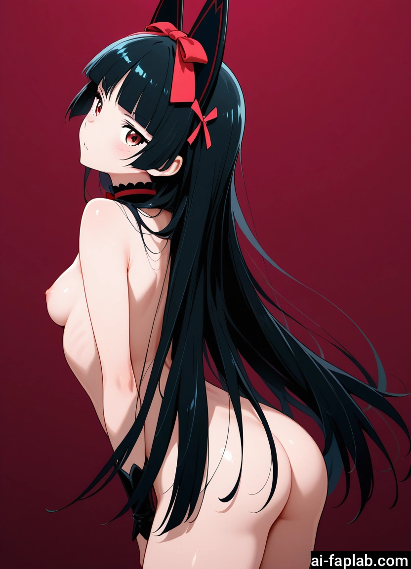 1girl, long hair, breasts, ass, solo, nipples