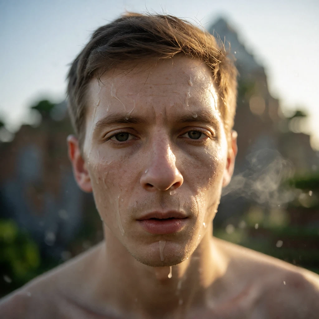 1boy, male focus, solo, realistic, blurry background, blurry · Yamete.gg