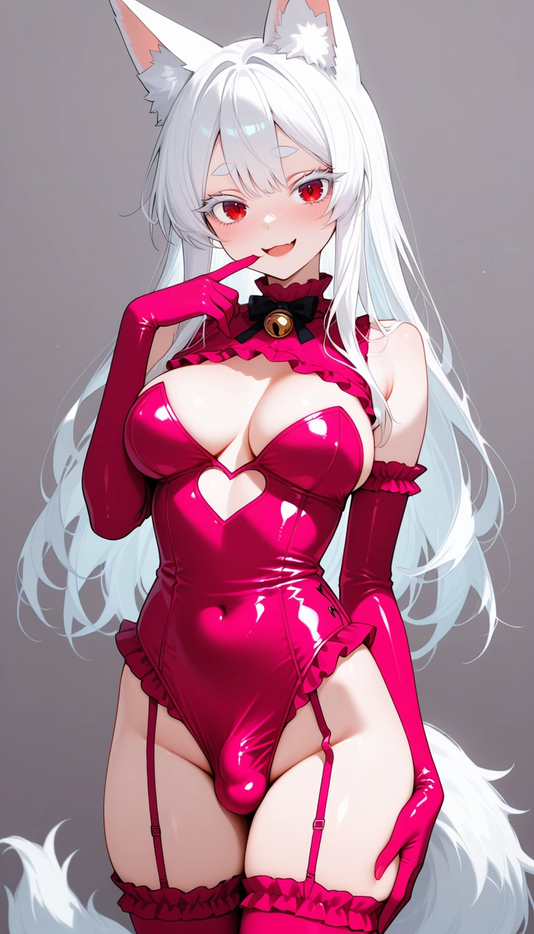 1girl, gloves, solo, leotard, animal ears, frills · Yamete.gg
