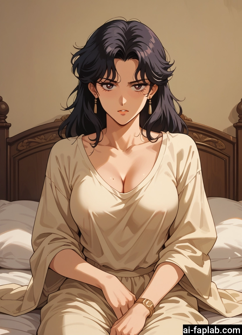 1girl, breasts, jewelry, cleavage, earrings, mole · Yamete.gg