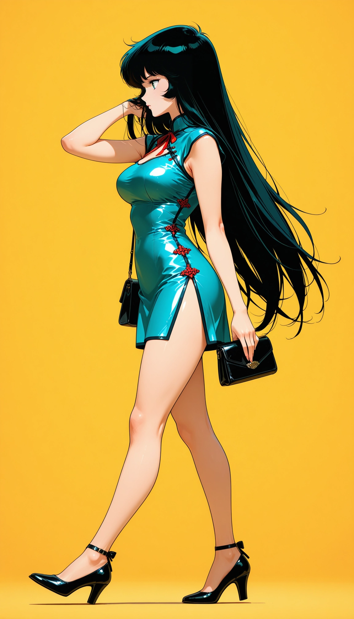 1girl, long hair, solo, dress, chinese clothes, high heels · Yamete.gg