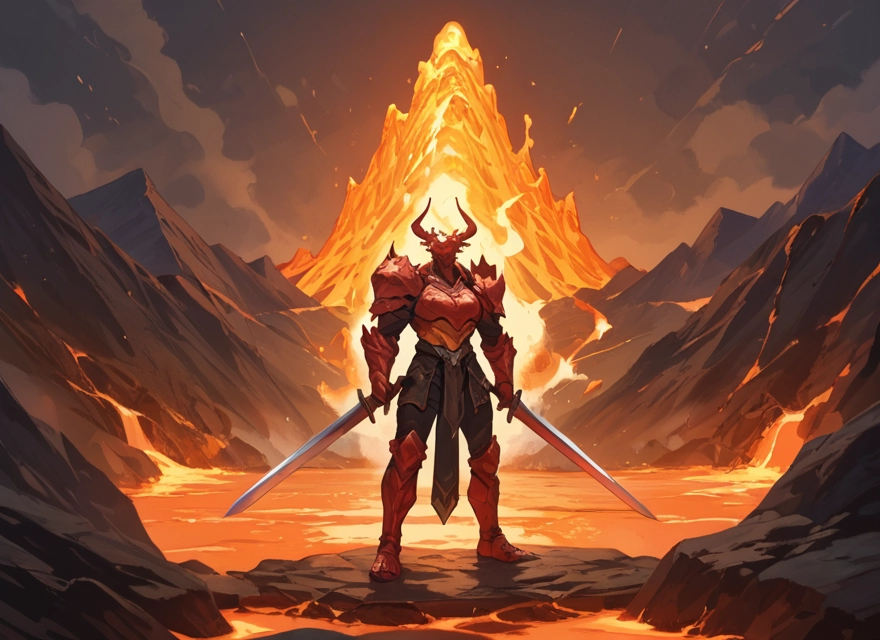 weapon, sword, armor, holding, solo, holding weapon · Yamete.gg