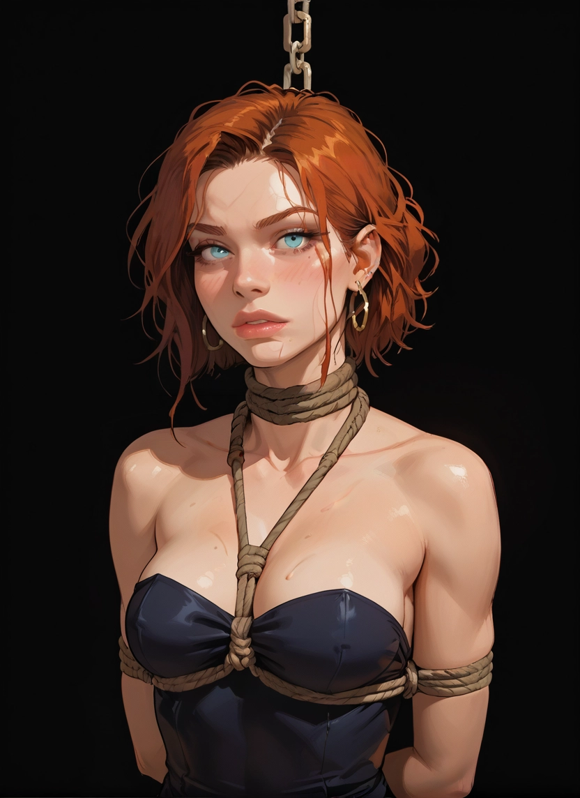 1girl, breasts, jewelry, earrings, solo, blue eyes · Yamete.gg