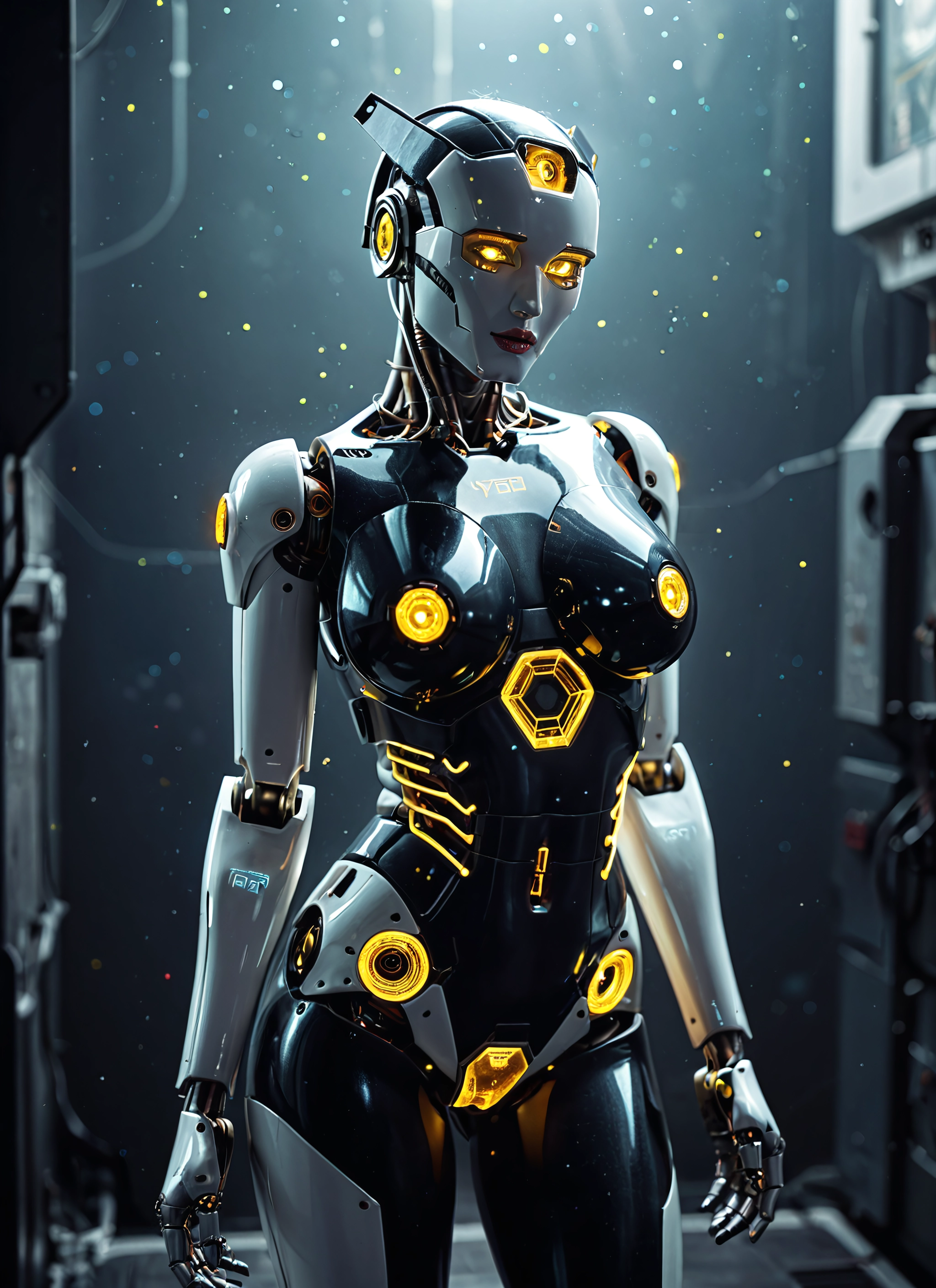 1girl, solo, breasts, robot, humanoid robot, robot joints · Yamete.gg
