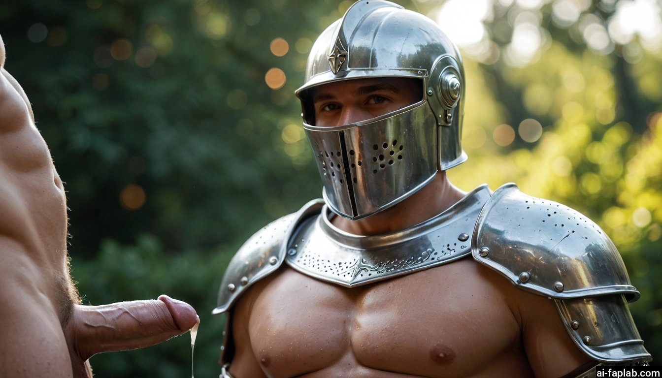 yaoi, bara, penis, helmet, male focus, armor · Yamete.gg