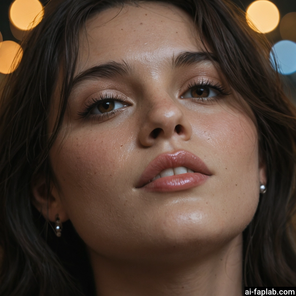 1girl, solo, jewelry, earrings, brown eyes, lips · Yamete.gg